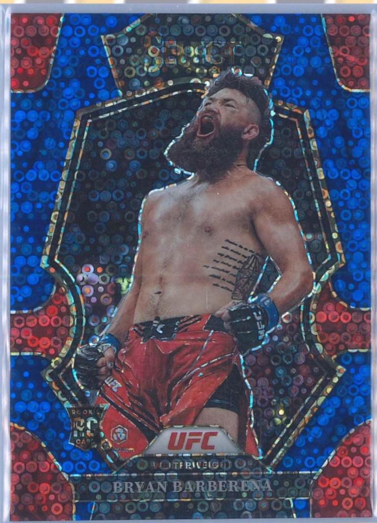Bryan Barberena 2023 Panini Select UFC Premier Level #140 Blue Disco