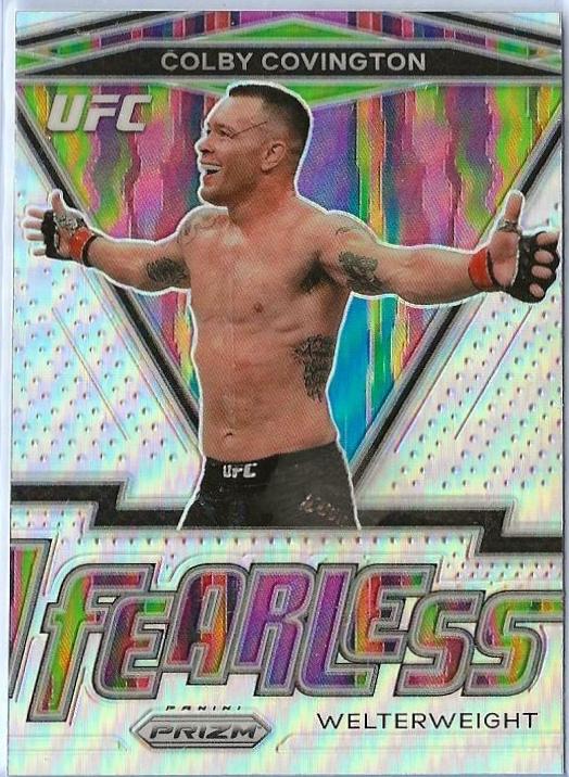 Colby Covington 2021 Panini Prizm UFC Fearless #23 Silver