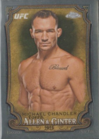 Michael Chandler 2025 Topps Chrome UFC Allen & Ginter #AAG-17 Superfractor