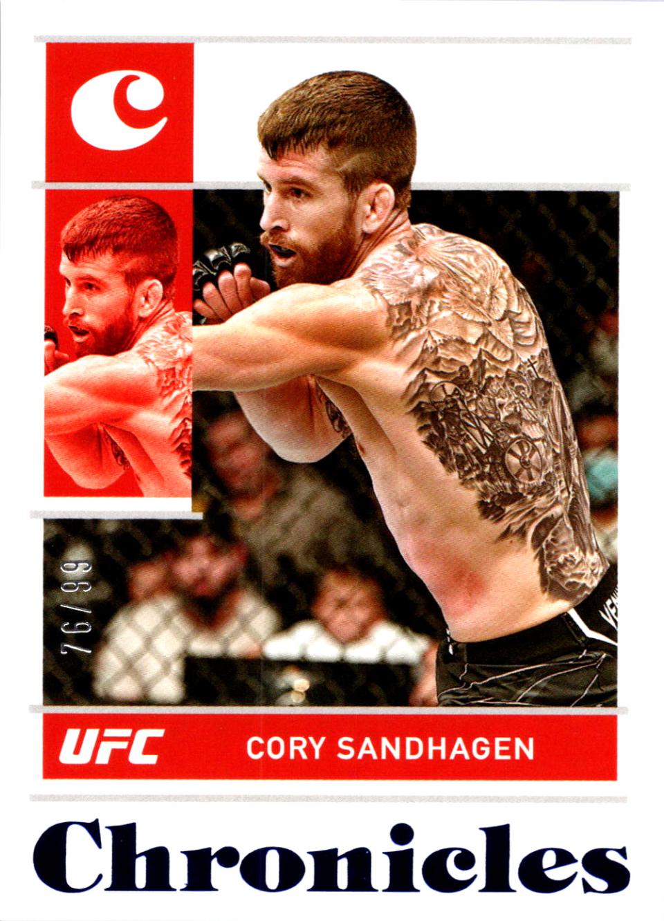 Cory Sandhagen 2022 Panini Chronicles UFC Base Chronicles #71 Blue