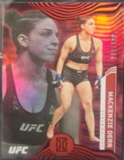 Mackenzie Dern 2022 Panini Chronicles UFC Base Illusions #266 Red