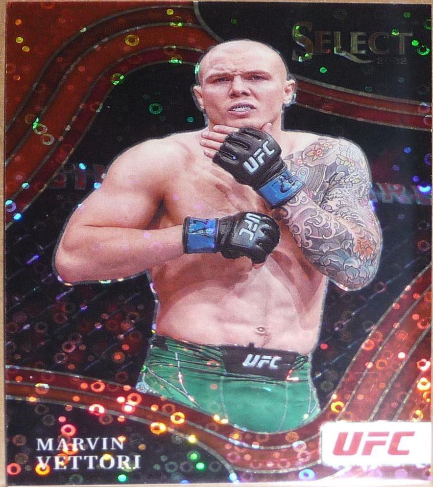 Marvin Vettori 2022 Panini Select UFC Octagonside #297 Red Disco
