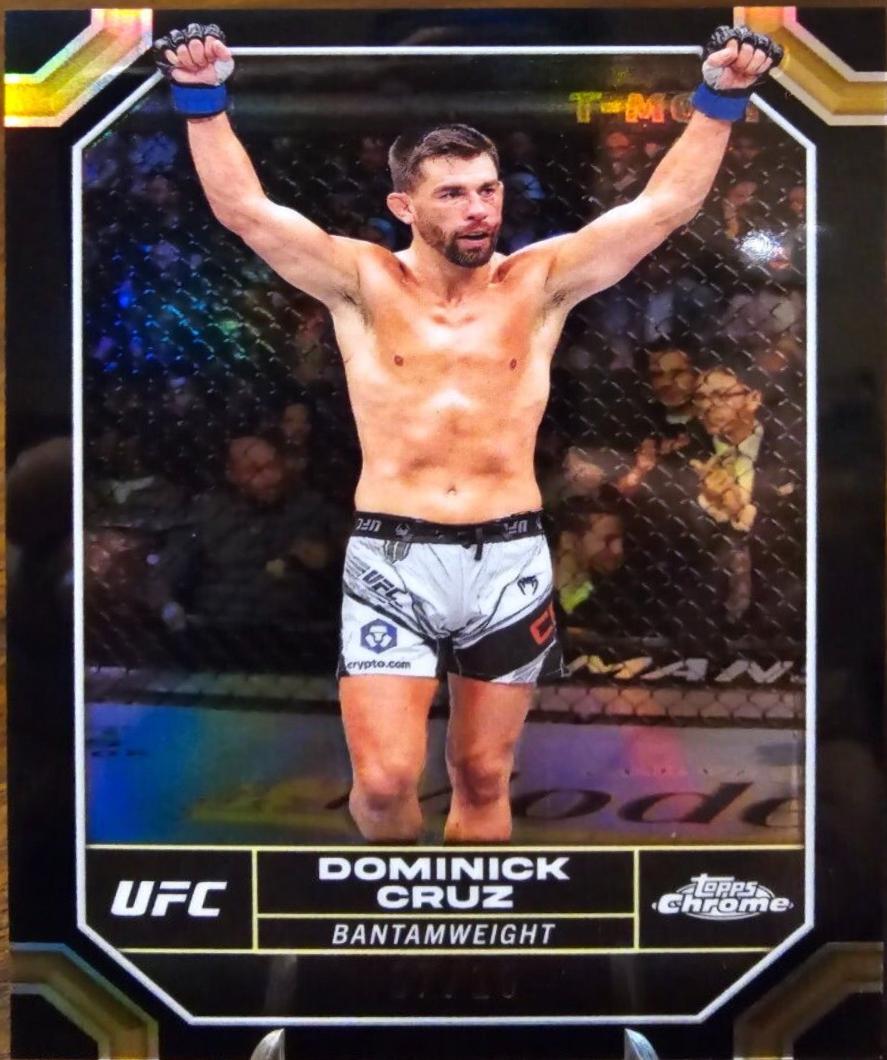 Dominick Cruz 2024 Topps Chrome UFC Base #60 Black Refractor