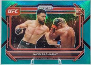 Javid Basharat 2023 Panini Prizm UFC Base #34 Teal
