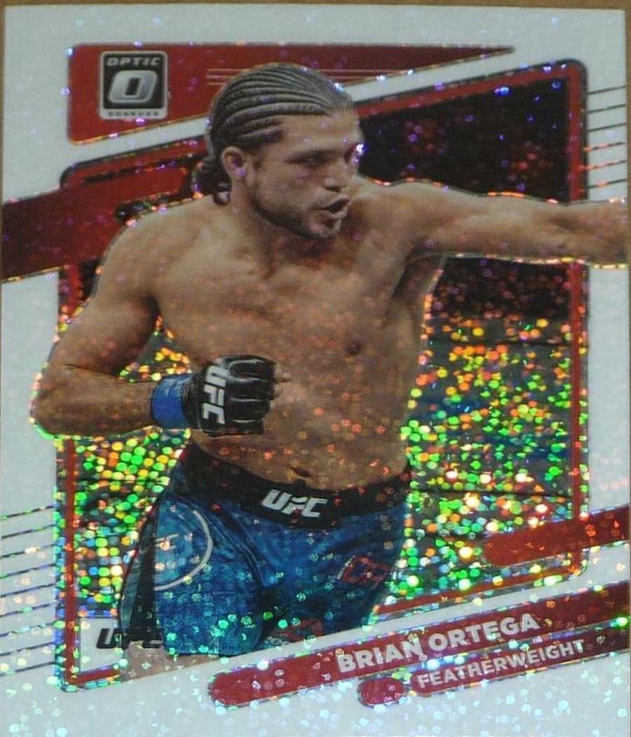 Brian Ortega 2022 Panini Donruss Optic UFC Base #48 White Sparkle