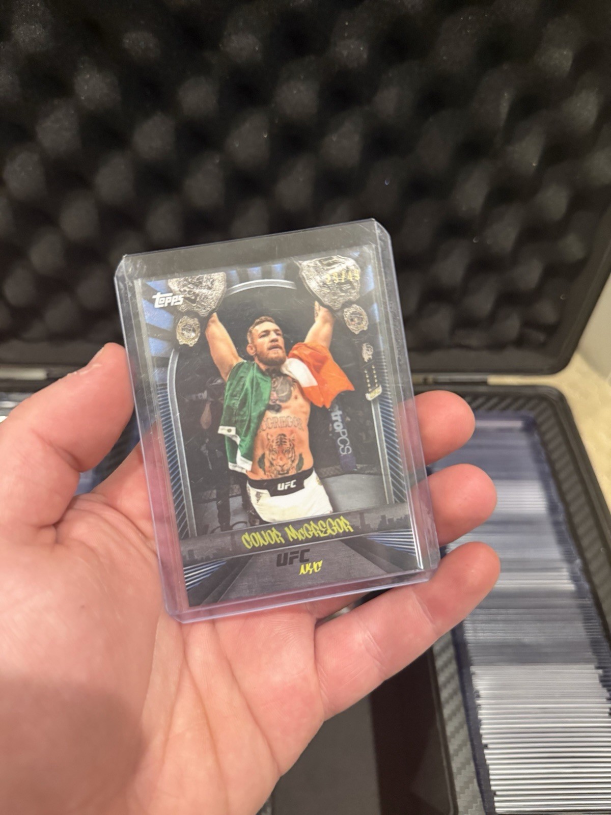 Conor McGregor 2024 Topps UFC NYC Base #29 Blue