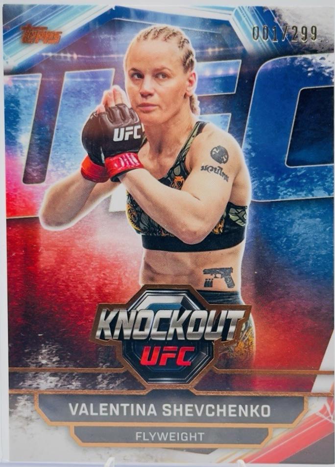 Valentina Shevchenko 2026 Topps Knockout UFC Base #4 Bronze