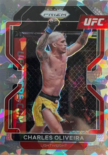 Charles Oliveira 2022 Panini Prizm UFC Base #189 Ice