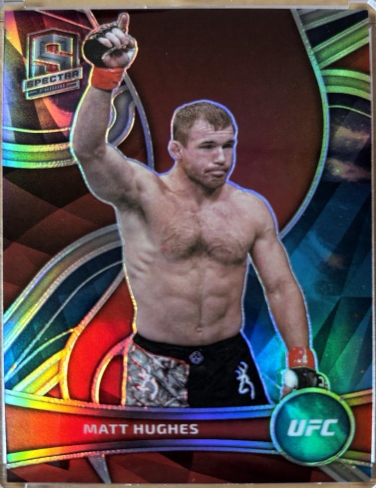 Matt Hughes 2022 Panini Chronicles UFC Base Spectra #389 Nebula