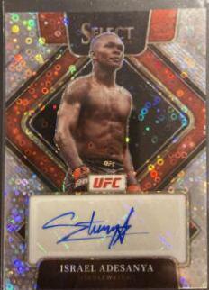 Israel Adesanya 2022 Panini Select UFC Signatures #7 Disco