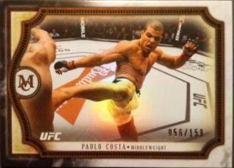 Paulo Costa 2018 Topps UFC Museum Collection Base #36 Copper