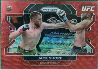 Jack Shore 2022 Panini Prizm UFC Base #33 Ruby Wave