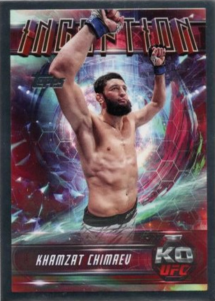 Khamzat Chimaev 2025 Topps Knockout UFC Inception #IN-99 Platinum