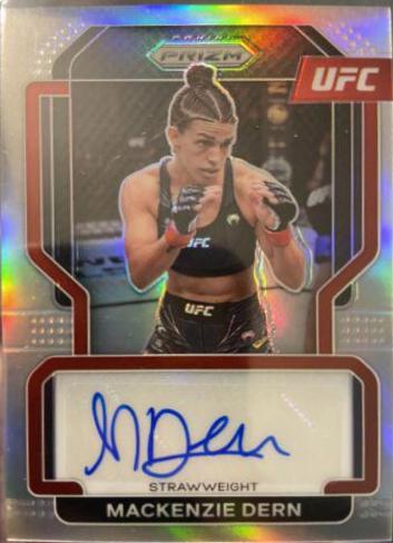 Mackenzie Dern 2022 Panini Prizm UFC Signatures #2 Silver