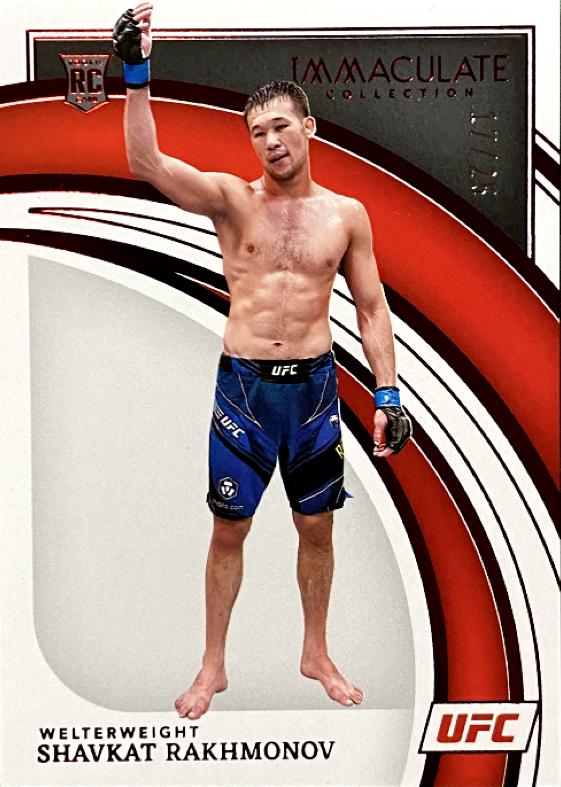 Shavkat Rakhmonov 2022 Panini Immaculate UFC Base #10 Red