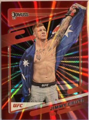 Jimmy Crute 2022 Panini Donruss UFC Base #126 Red