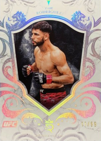 Yair Rodríguez 2025 Topps Royalty UFC Base #25 Platinum