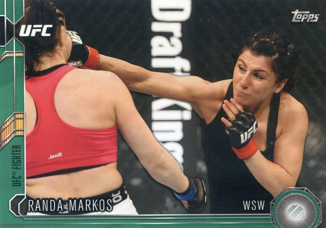 Randa Markos 2015 Topps UFC Chronicles Base #261 Green
