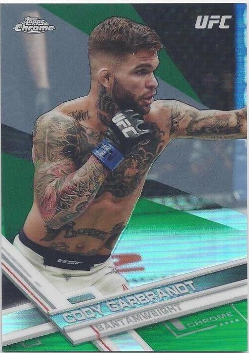 Cody Garbrandt 2017 Topps Chrome UFC Base #58 Green