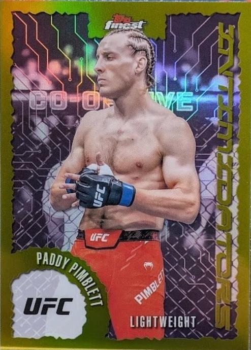 Paddy Pimblett 2025 Topps Finest UFC Intimidators #IT-4 Refractor