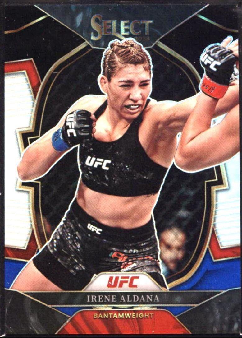 Irene Aldana 2023 Panini Select UFC Concourse #84 Black Blue