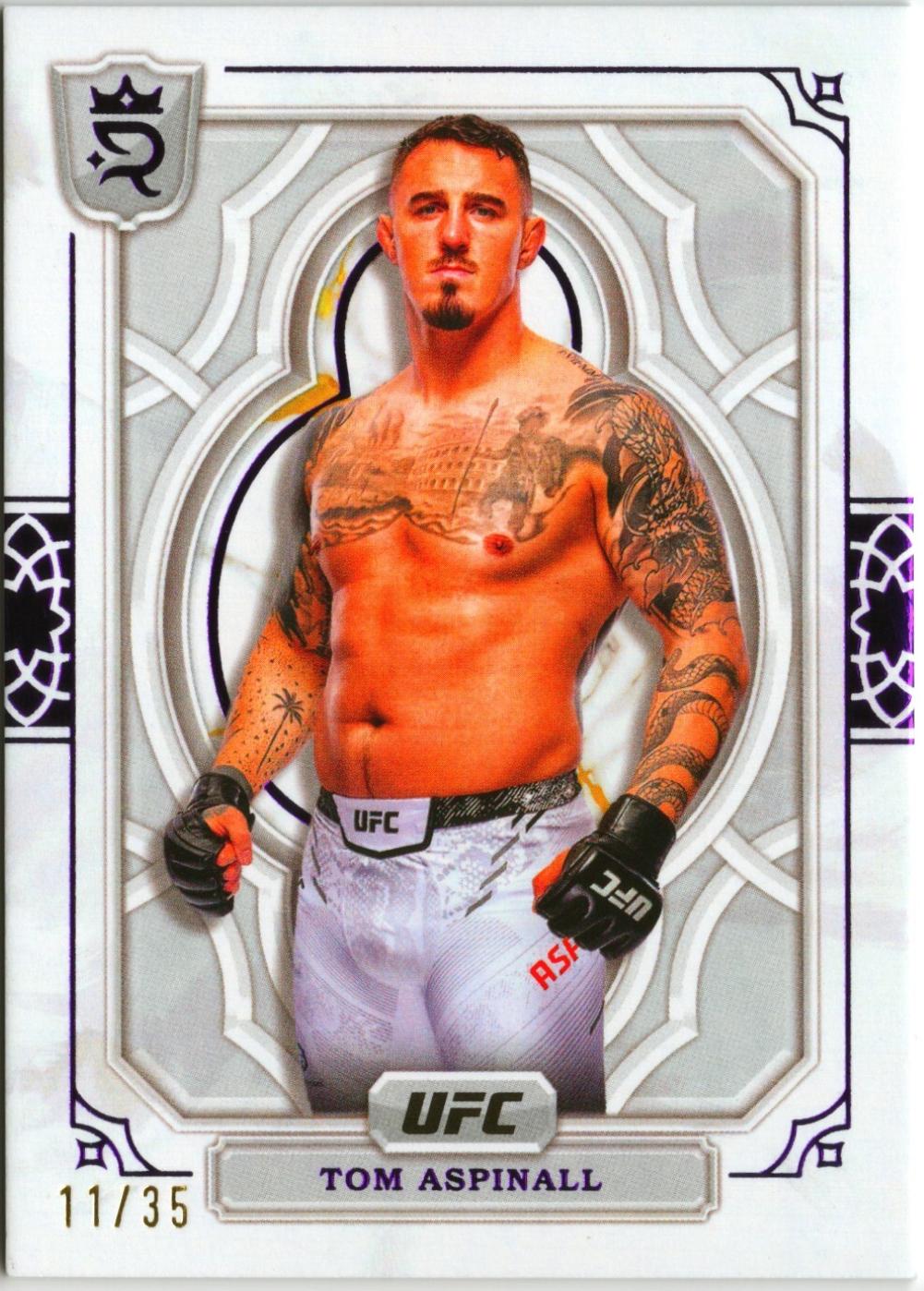 Tom Aspinall 2024 Topps Royalty UFC Base #86 Purple