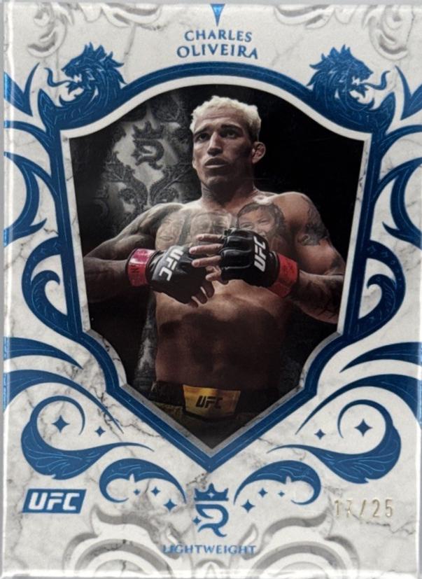 Charles Oliveira 2025 Topps Royalty UFC Base #73 Blue