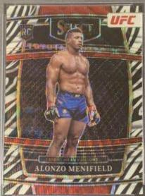 Alonzo Menifield 2022 Panini Select UFC Concourse #4 Zebra