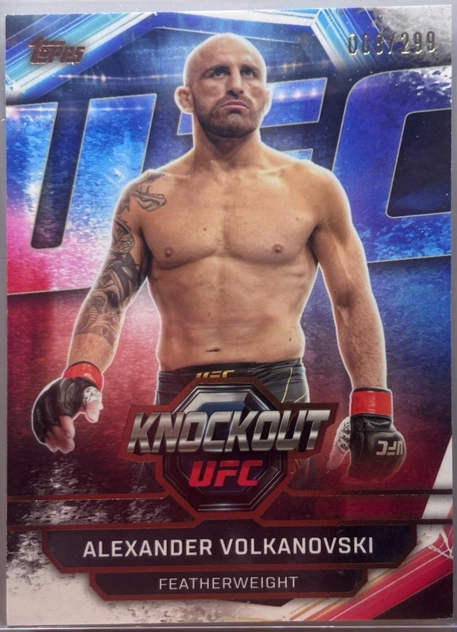 Alexander Volkanovski 2026 Topps Knockout UFC Base #6 Bronze