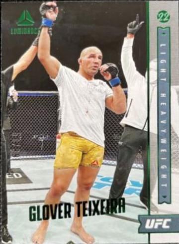 Glover Teixeira 2022 Panini Chronicles UFC Base Luminance #160 Green