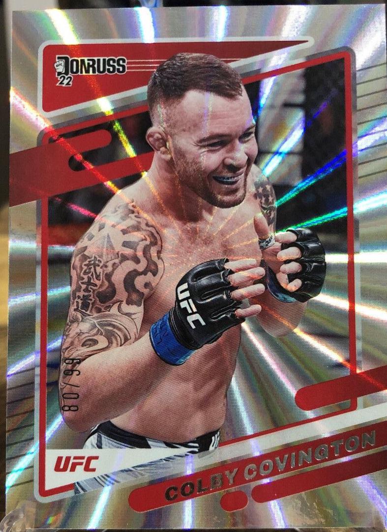Colby Covington 2022 Panini Donruss UFC Base #17 Silver