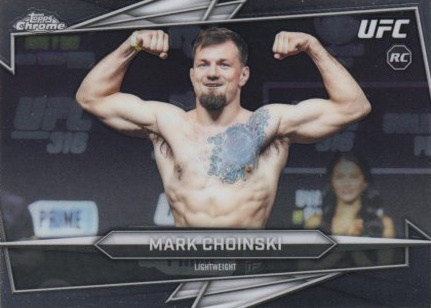 Mark Choinski 2026 Topps Chrome UFC Base #102 Black Ray Wave Refractor