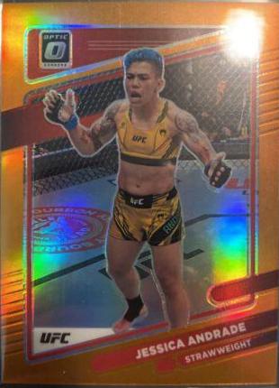 Jessica Andrade 2022 Panini Donruss Optic UFC Base #51 Orange