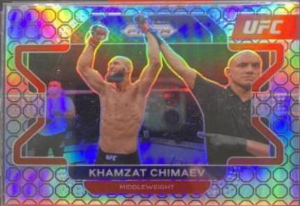 Khamzat Chimaev 2022 Panini Prizm UFC Base #94 Octagon