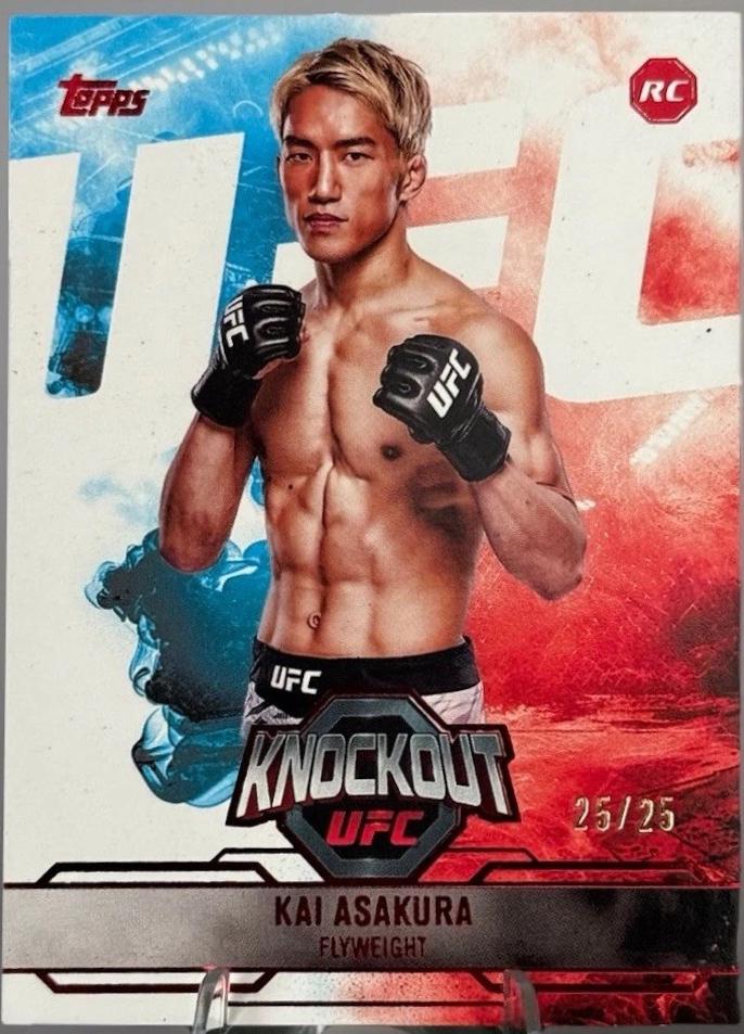 Kai Asakura 2025 Topps Knockout UFC Base #28 Red