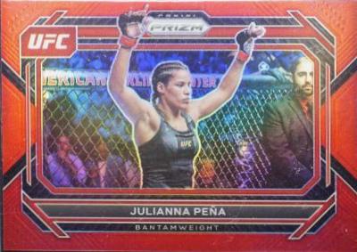Julianna Peña 2023 Panini Prizm UFC Base #5 Red