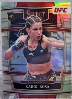 Karol Rosa 2022 Panini Select UFC Concourse #3 Silver