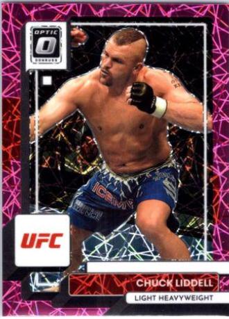 Chuck Liddell 2023 Panini Donruss Optic UFC Base #70 Pink Velocity