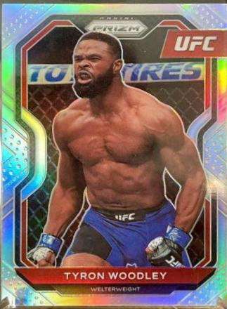 Tyron Woodley 2021 Panini Prizm UFC Base #33 Silver