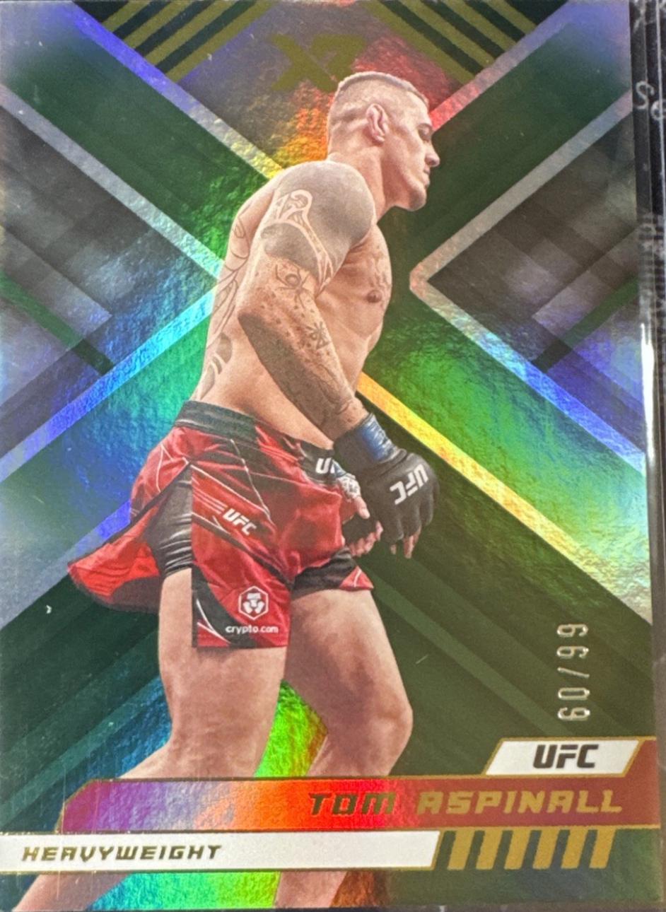Tom Aspinall 2023 Panini Chronicles UFC Base XR #293 Green