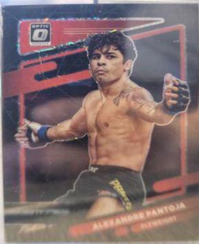 Alexandre Pantoja 2022 Panini Donruss Optic UFC Base #44 Black Velocity