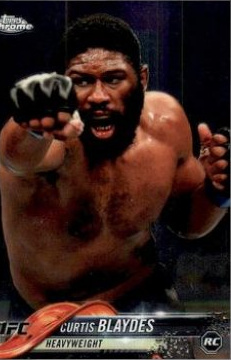 Curtis Blaydes 2018 Topps Chrome UFC Base #6 Superfractor