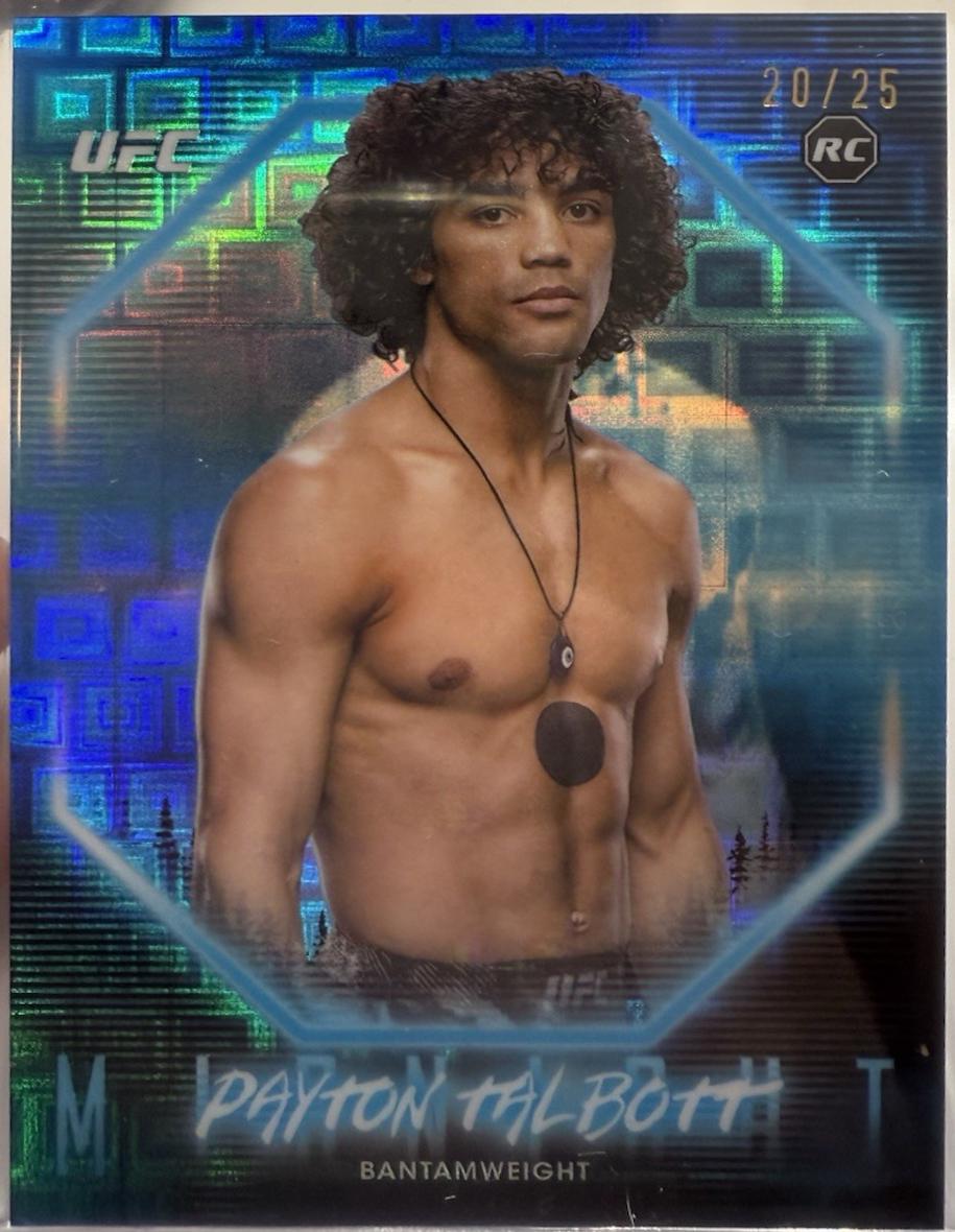 Payton Talbott 2025 Topps Midnight UFC Nightfall #NF-21 Moonrise