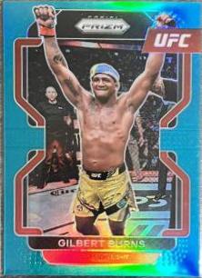 Gilbert Burns 2022 Panini Prizm UFC Base #183 Teal