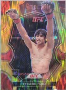 Tatsuro Taira 2023 Panini Select UFC Octagonside #277 Gold Flash