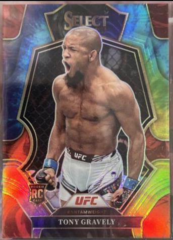 Tony Gravely 2023 Panini Select UFC Premier Level #191 Tie Dye