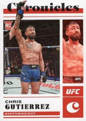 Chris Gutierrez 2023 Panini Chronicles UFC Base Chronicles #96 Blue