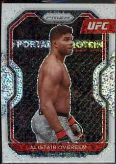 Alistair Overeem 2021 Panini Prizm UFC Base #56 White Sparkle