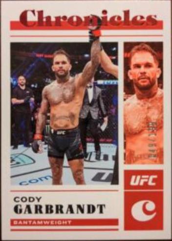 Cody Garbrandt 2023 Panini Chronicles UFC Base Phoenix #311 Red