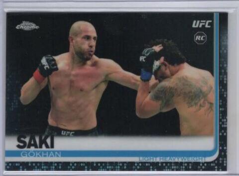 Gökhan Saki 2019 Topps Chrome UFC Base #15 Black